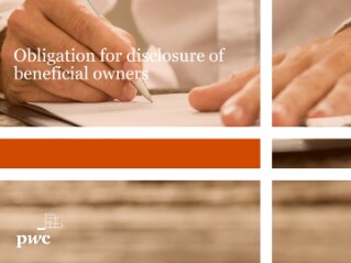 Tax newsletter: Obligation for disclosure of beneficial owners